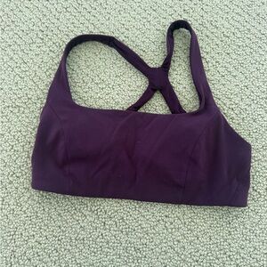 Lululemon Smooth Cover Purple Sports Bra for Wome